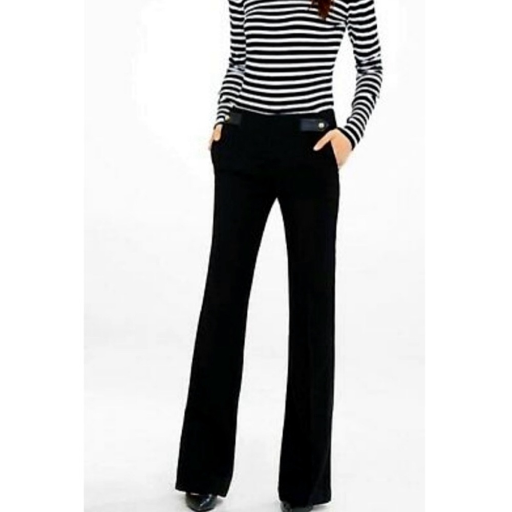 Express Black Flared Pants 00R